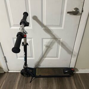 Black and Silver Electric Scooter